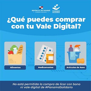 Qué puedes comprar con el vale digital-Vamos Panamá