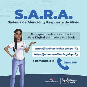 Sistema SARA del vale digital-Vamos Panamá
